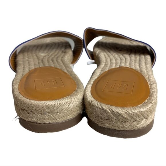 🌈 Gap Rainbow Slides Espadrille Sandals Multicolor Casual Pride Size 11 🌈 - Picture 5 of 8